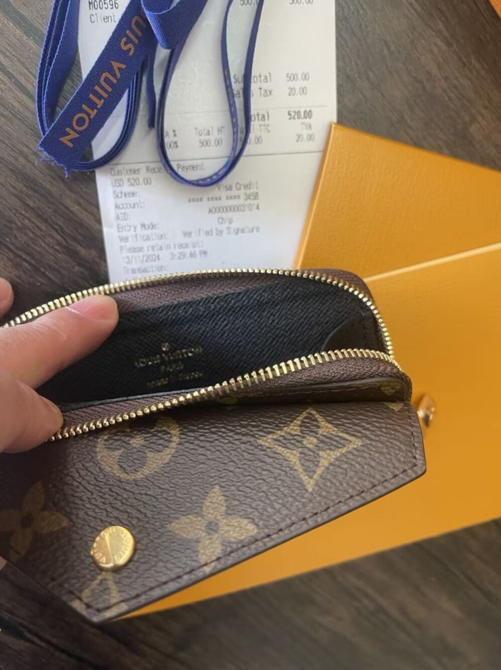 Louis Vuitton Card Holder Recto Versooriginal box. - Picture 9 of 10